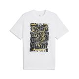 PUMA T-shirt Graphics Box pour Hommes, Blanc, Taille XL