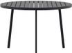 Hioshop Giardini tuintafel Ø120cm zwart