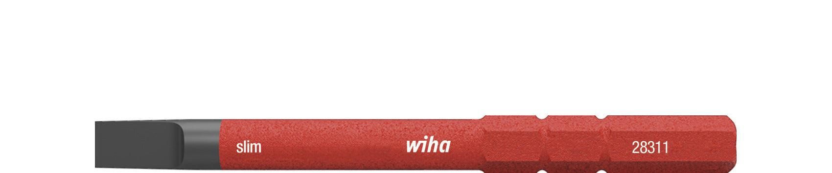 Wiha Bit slimBit electric Sleufkop 1.5mm x 75mm - 43114 - 4010995431143