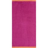 Cawö Cawo Lifestyle Splash Doubleface 7071 Serviette 50x100 rose/mandarine