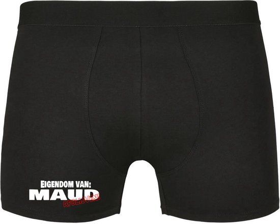 Sol's Heren Boxershort - Eigendom van Maud - Zwart - 5XL - Katoen