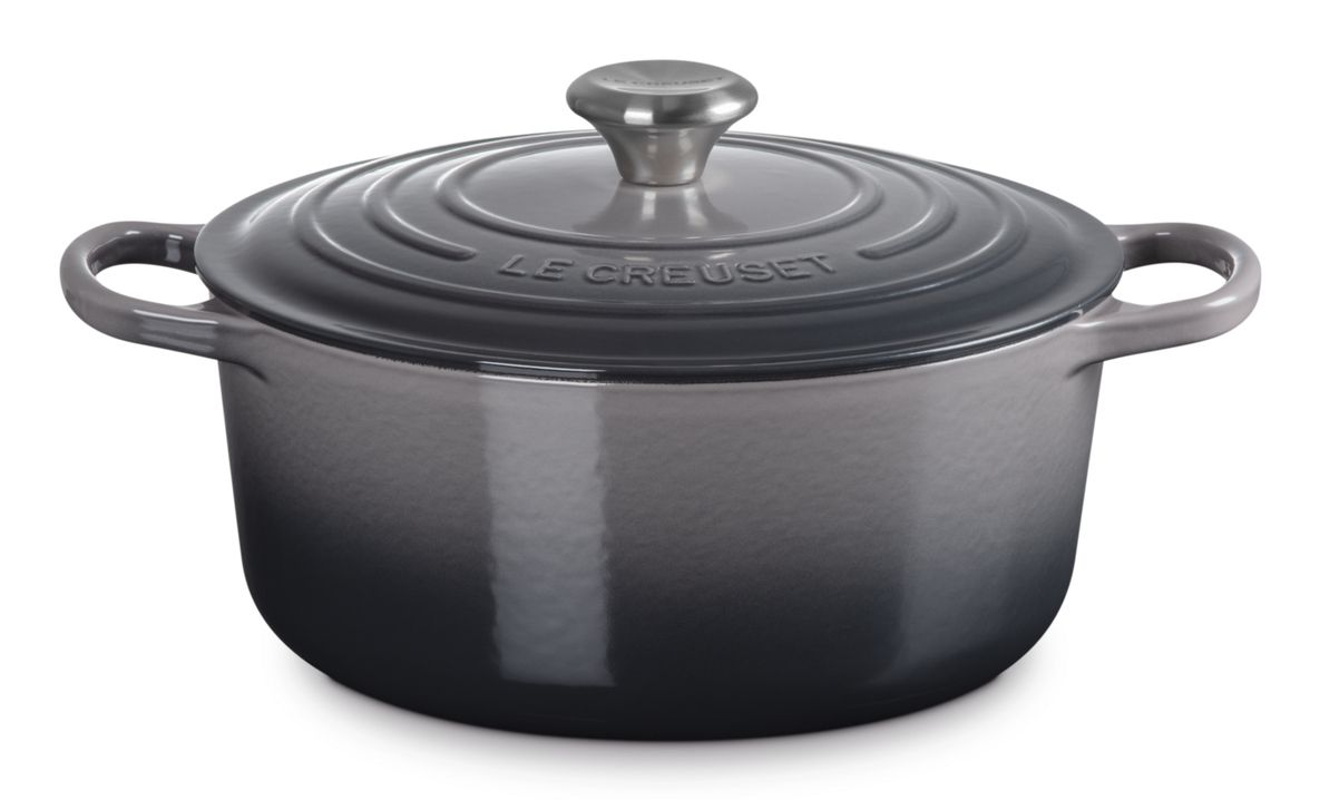 Le Creuset Signature Braadpan Rond - 26cm - Flint - 5.3L - Gietijzer