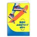 69-8111 Fluo-kaart Bon Birthday Let's Celebrate Enjoy Your Day met envelop 12 x 17,5 cm – illustratie board skateboard sneakers urban sport – echte fluo-inkt – gemaakt en geproduceerd in Frankrijk