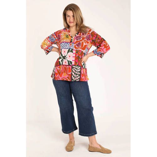 Paprika Paprika top Plus Size met print - meerkleurig
