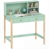 AIYAPLAY Kinderbureau-MDF, grenenhout-90L x 52B x 105H cm-Groen