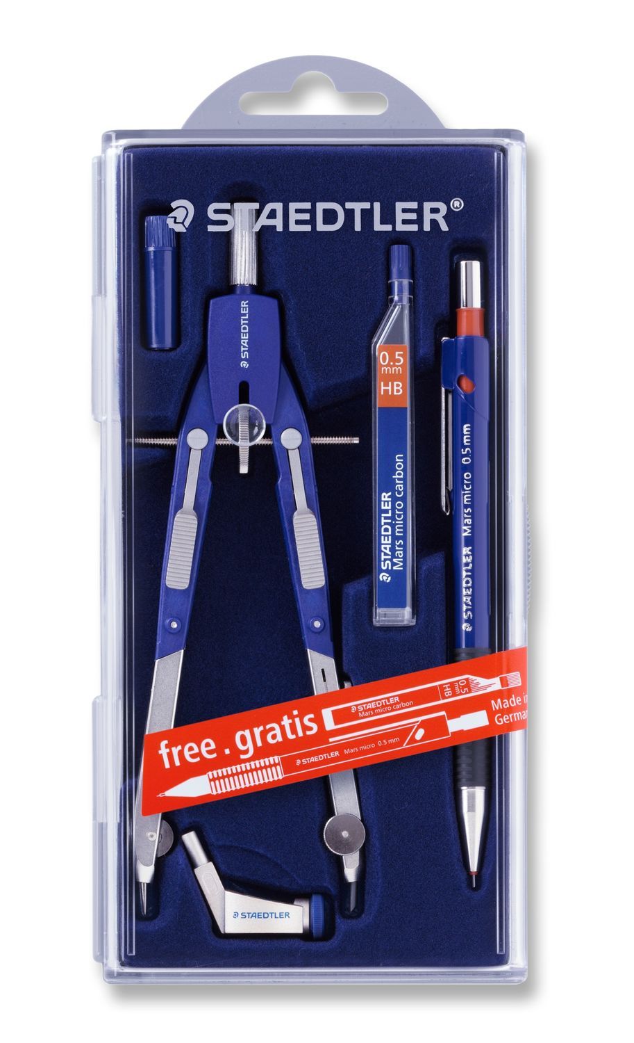 Staedtler comfort 552 - Blauw, Grijs - Passers