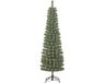 Black Box Trees Charlton Slanke Boom - Kerstboom Pilaarvormig met Scharnierconstructie - Kerstversiering met Natuurlijke PVC Naalden - Kunstboom Slank Model - H215 x Ø56 cm - Groen