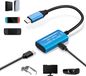Adaptateur Bleu - Convient pour Nintendo Switch et Steam Deck - Adaptateur USB C pour lunettes AR - ROG Ally