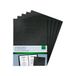 Sigel Menu Map met Rubberen Binding A5, Zwart, 5 Stuks