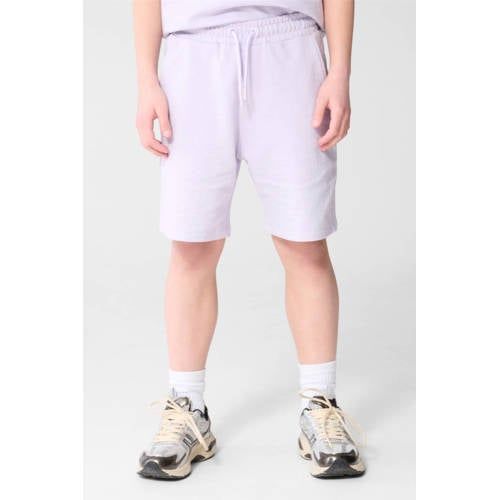 Shoeby Regular Waist Sweatshort Lila Korte Broek Paars Tekst - Maat 134/140