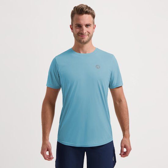 Rogelli Core Hardloopshirt Heren - Korte Mouwen - Blauw - M