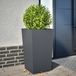 vidaXL Plantenbak - 45x45x75 cm - Staal - Antracietkleurig
