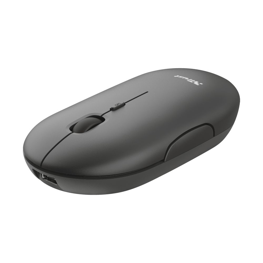 Trust Puck Draadloze Muis - Ambidextrous - Optisch - 1600 DPI - Zwart