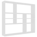 vidaXL Wandschap 90x16x78 cm bewerkt hout wit