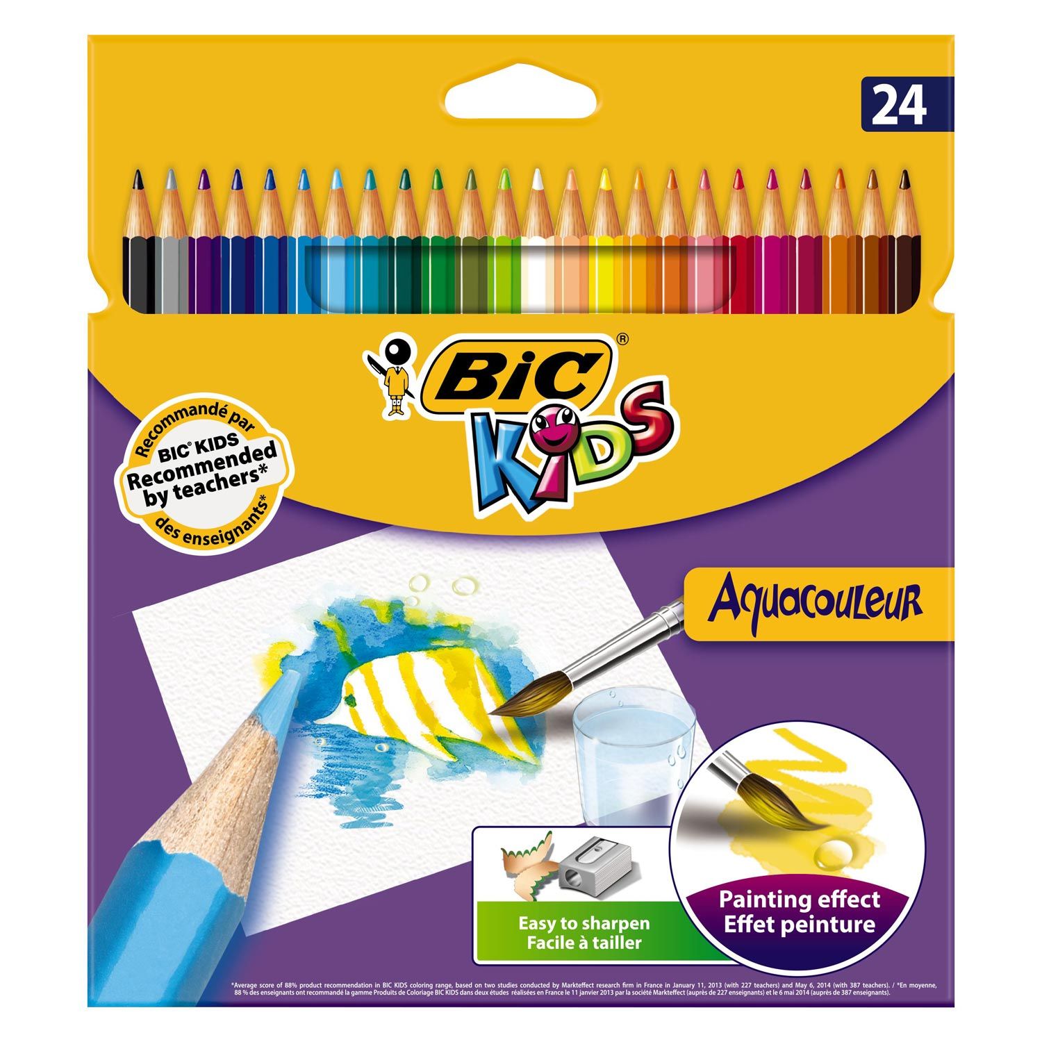 BIC Kids Aquacouleur - 24 stuks