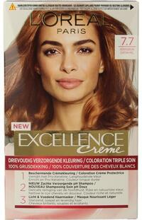 L'Oréal Paris Excellence Haarverf 7.7 honing bruin 1 Set