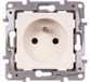 Legrand NILOE Enkelvoudig Stopcontact Crème 664636
