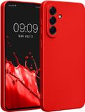 kwmobile metallic telefoonhoesje van TPU - geschikt voor Samsung Galaxy A56 5G - Flexible case voor smartphone - In metallic donkerrood