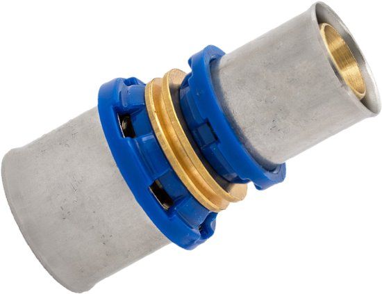 KIRCHHOFF MS Verloopfitting, blanco, 26 mm x 16 mm, persfitting voor meerlagen buis