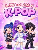 How to draw KPOP: Step-by-Step Guide to Drawing K-Pop Idols, Fashion, Hairstyles & Stage Looks