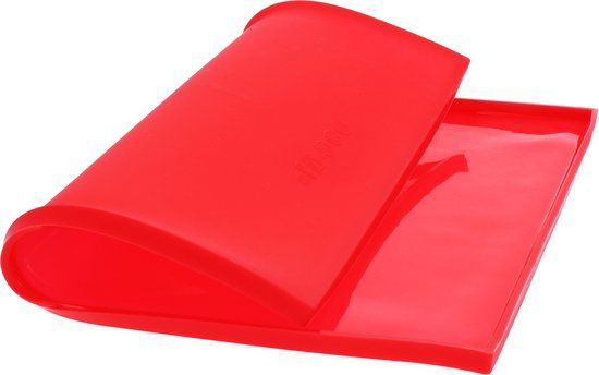 Krumble Siliconen bakmat 31x26 cm - Rood