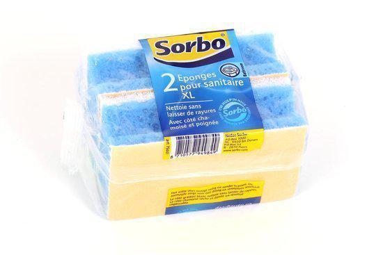 Sorbo Sanitairspons blauw XL 2 st - 11 5x6 5x4cm