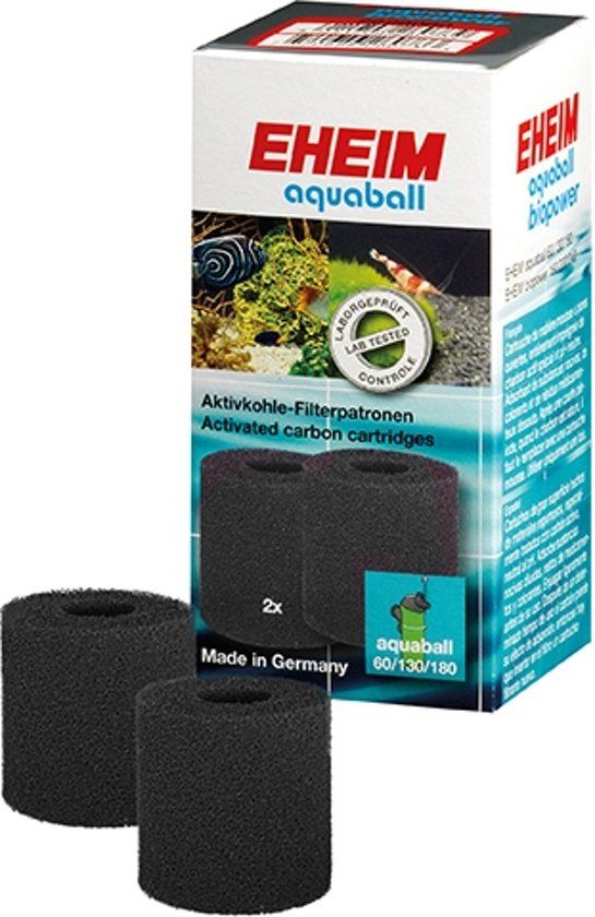 EHEIM koolstof filterpatroon Aquaball 60-180 Biopower 160-240