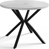 ALPİ Uittrekbare Eettafel Loft Liten, Tafel 100-180 cm, Marmer