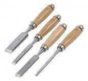 KWB - Steekbeitelset - met houten hecht - 6-12-18-24mm - 4-delig