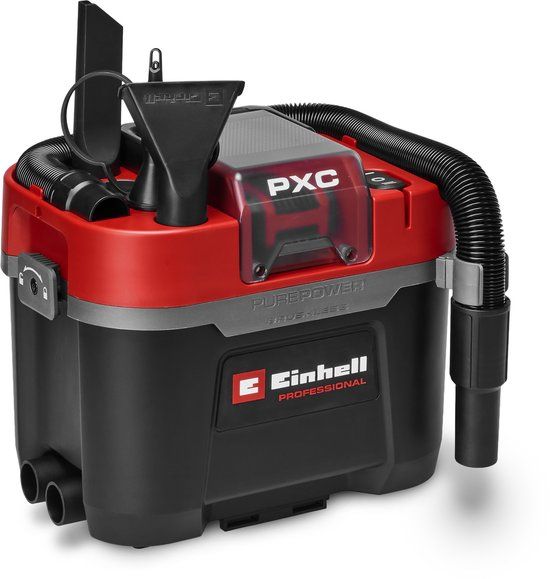 Einhell Accu Nat-/Droogzuiger TP-VC 18/10 Li BL L Solo - Power X-Change - 18 V/Li-ion - 10 L - 180 mbar