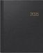 BRUNNEN Boekkalender Model Manager Wt 7 weektimer (2025), 2 pagina's = 1 week, 210 × 260 mm, 160 pagina's, Balacron-omslag, zwart