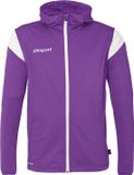 Uhlsport Squad 27 Veste à Capuche Hommes - Purple / Blanc | Taille : S