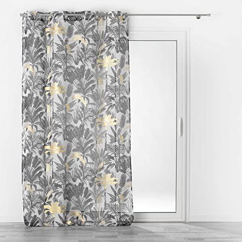 Douceur d'intérieur Gordijn - 140 x 240 cm - Gezandstraald - Metallisering