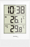 Technoline WS 9178 Digital Weather Station - White - Indoor/Outdoor Thermometer - Battery Powered