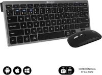 Subblim SUBKBC-OCO020 Toetsenbord RF-draadloos + Bluetooth Gris QWERTY