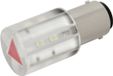 CML Innovative Technologies 18560350 Lampe de signalisation LED Rouge BA15d 24 V/DC, 24 V/AC 1300 mcd