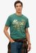 Superdry Workwear T-shirt met metallic print - Heren - T-shirts - S - Pine Green Slub
