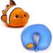 puckator Swapseazzz Adoramals Clownvis Nekkussen - 2-in-1 Pluche Reiskussen - Kinder Knuffel - Reisaccessoire