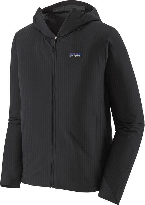 Patagonia R1 TechFace Capuchon Jas Heren, black XL 2020 Fleece jassen