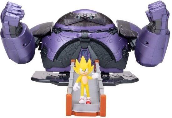 Jakks Sonic 2 the Movie Figure - Giant Eggman Robot Playset - 0192995412736