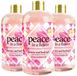 Treaclemoon Bad en Douchegel Peace In A Flower - 3 x 500 ml - Voordeelverpakking