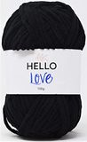 Hello Love Draad, zwart, 100 g