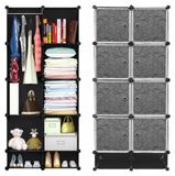Armoire modulaire avec étagères et rangement pour chaussures