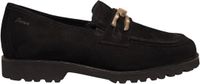 Sioux Zwarte Suède Dames Loafers - Meredith 757 H