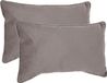 Atmosphera Coussin d'assise Sophia - 2x pièces - 30 x 50 cm - polyester avec fermeture éclair