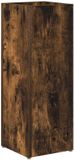 vidaXL - Opslaghaak - & - Rek - Rook - Eiken - 20 - x - 20 - x - 55,5 - cm - Bewerkt - hout