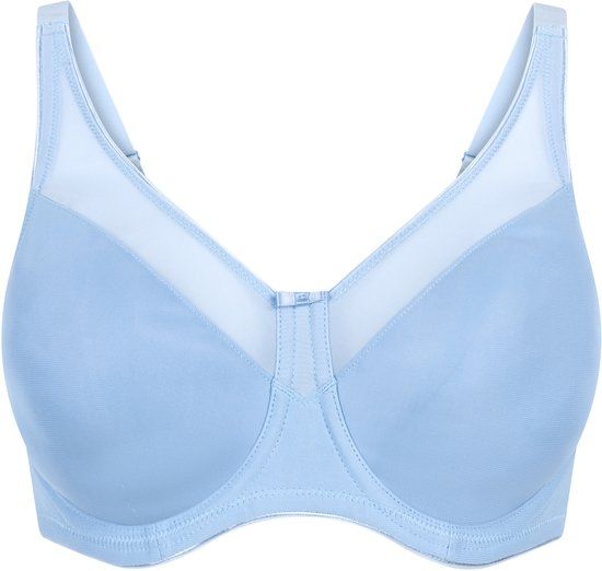 Hunkemöller Nina Blauw Niet-voorgevormde minimizer beugel bh 90F