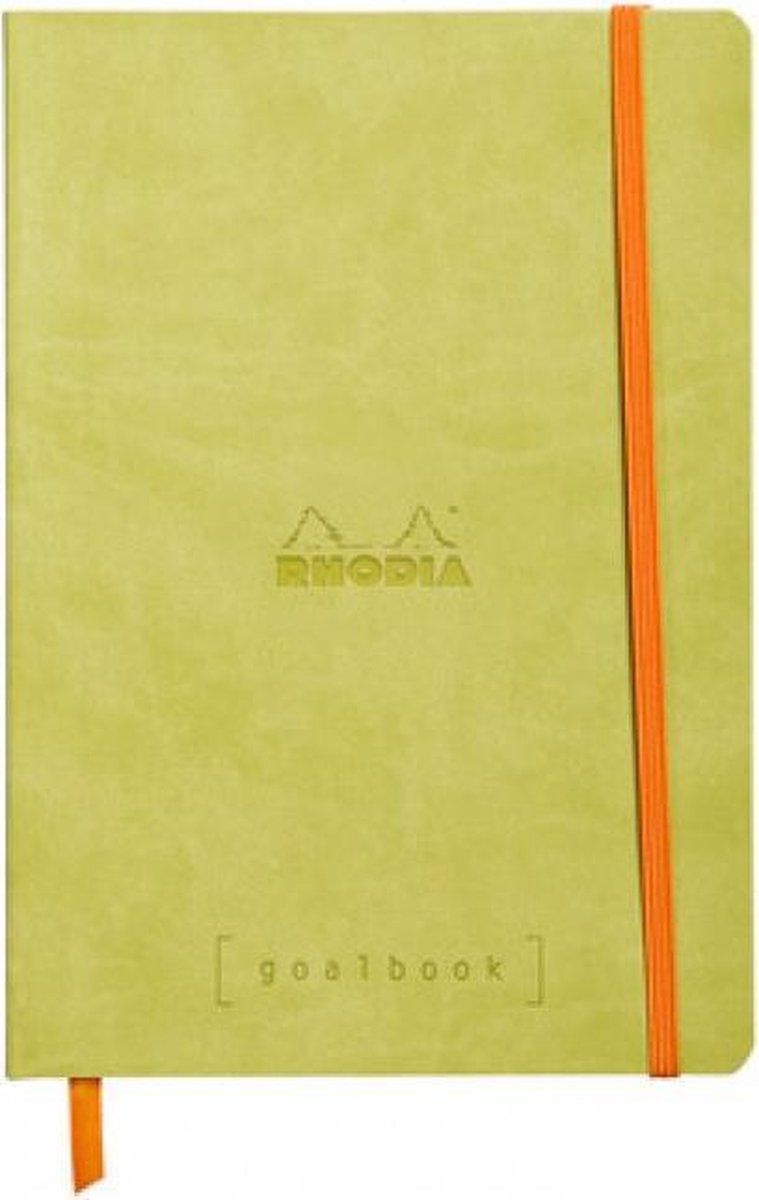 Rhodia Goalbook 6 X 8 1/4 A5 Anise Green Cover Bullet Journal - 3037921177464