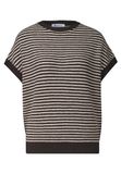 STREET ONE Trui beige / donkerbruin