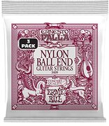 Ernie Ball Ernesto Palla Black and Gold Ball End Nylon Classical Guitar Strings 3 Pack